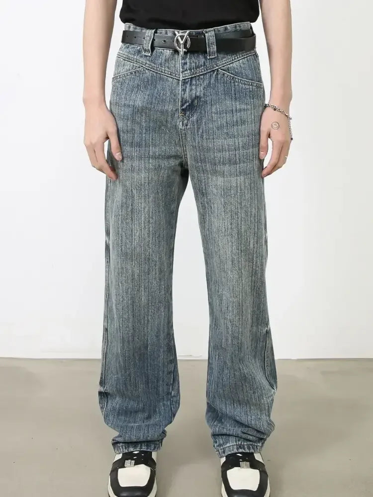 Men's Baggy Jeans with Pockets