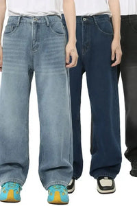 Men's Baggy Jeans with Pockets - Update AvenueTrendsi100400158846838100400158846838Men's Baggy Jeans with PocketsNavy