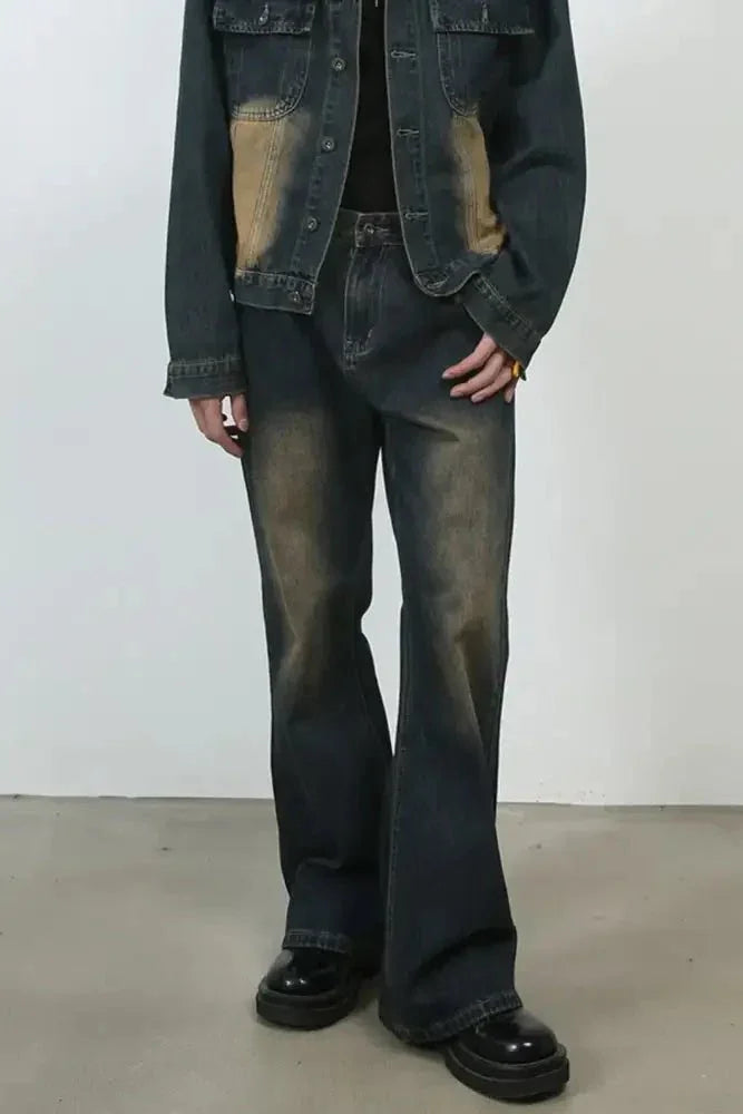 Men's Bootcut Baggy Jeans - Update AvenueTrendsi100400734559230100400734559230Men's Bootcut Baggy JeansDark