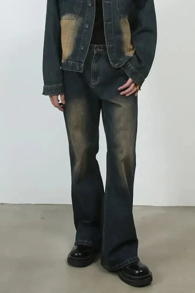 Men's Bootcut Baggy Jeans - Update AvenueTrendsi100400734559230100400734559230Men's Bootcut Baggy JeansDark