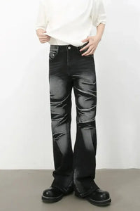 Men's Bootcut Jeans with Pockets