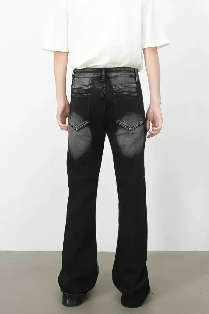 Men's Bootcut Jeans with Pockets