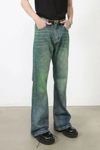 Men's Bootcut Jeans with Pockets