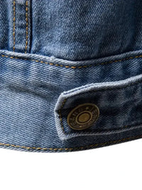 Men's Button Down Long Sleeve Denim Jacket - Update AvenueTrendsi100400714744356100400714744356Men's Button Down Long Sleeve Denim JacketLight