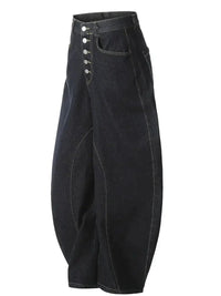 Men's Button Fly High Waist Curved Jeans - Update AvenueTrendsi100400053818441100400053818441Men's Button Fly High Waist Curved JeansBlack