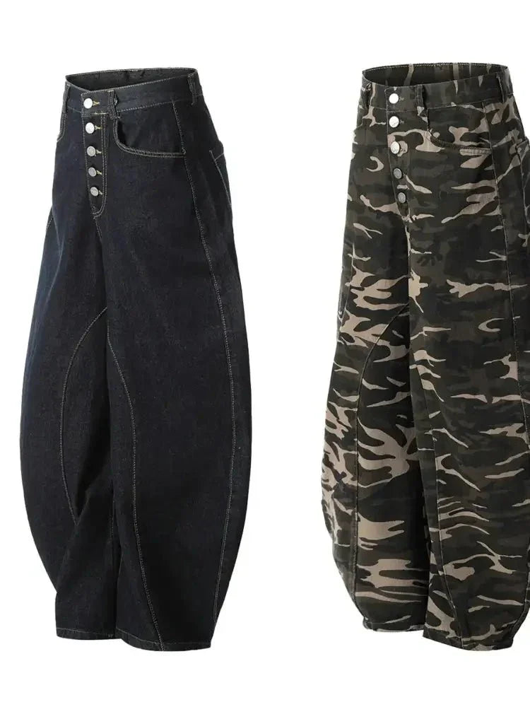 Men's Button Fly High Waist Curved Jeans - Update AvenueTrendsi100400053818786100400053818786Men's Button Fly High Waist Curved JeansCamouflage