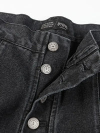 Men's Button Fly Studded Bootcut Jeans