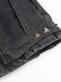 Men's Button Fly Studded Bootcut Jeans