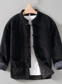 Men's Button Front Long Sleeve Jacket