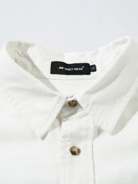Men's Button Up Long Sleeve Denim Shirt