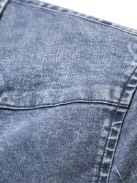 Men's Button Up Long Sleeve Denim Shirt
