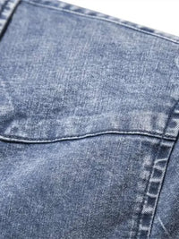 Men's Button Up Long Sleeve Denim Shirt