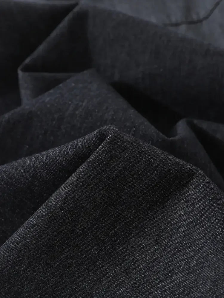 Men's Button Up Long Sleeve Denim Shirt