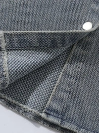 Men's Button Up Long Sleeve Denim Shirt