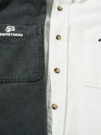 Men's Button Up Long Sleeve Denim Shirt