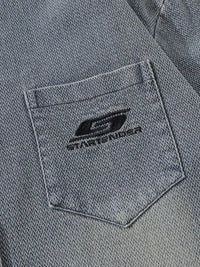 Men's Button Up Long Sleeve Denim Shirt