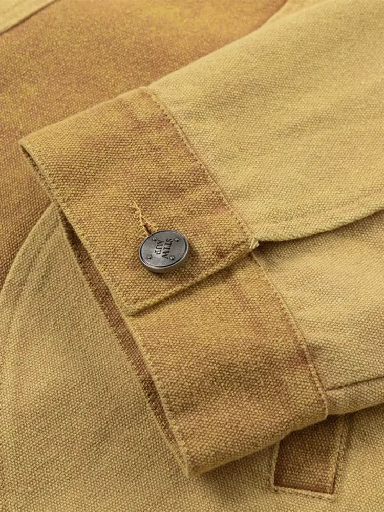 Men's Button Up Long Sleeve Jacket