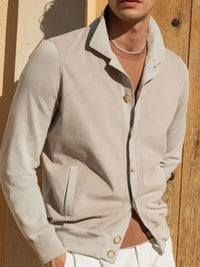 Men's Button Up Long Sleeve Shacket
