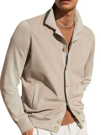 Men's Button Up Long Sleeve Shacket