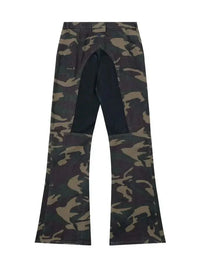 Men's Camouflage Bootcut Jeans with Seam Detail - Update AvenueTrendsi100400034030074100400034030074Men's Camouflage Bootcut Jeans with Seam DetailGreen