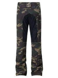 Men's Camouflage Bootcut Jeans with Seam Detail - Update AvenueTrendsi100400034030074100400034030074Men's Camouflage Bootcut Jeans with Seam DetailGreen