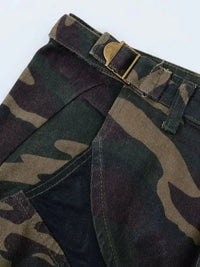 Men's Camouflage Bootcut Jeans with Seam Detail - Update AvenueTrendsi100400034030074100400034030074Men's Camouflage Bootcut Jeans with Seam DetailGreen