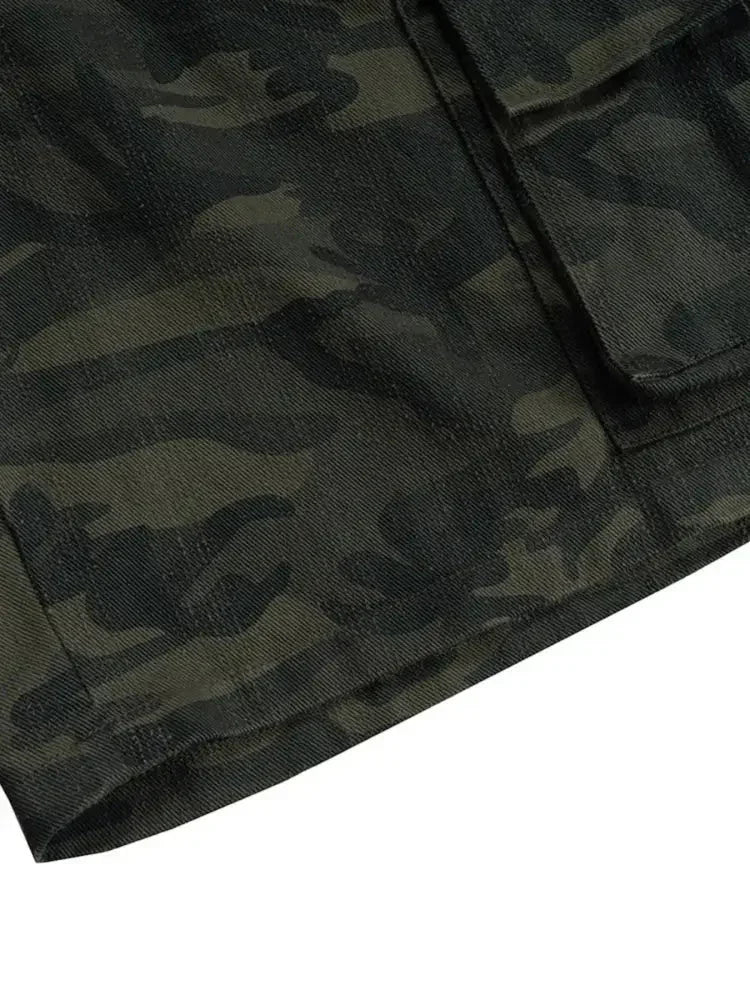 Men's Camouflage Cargo Denim Shorts - Update AvenueTrendsi100400940143253100400940143253Men's Camouflage Cargo Denim ShortsSnow Camouflage