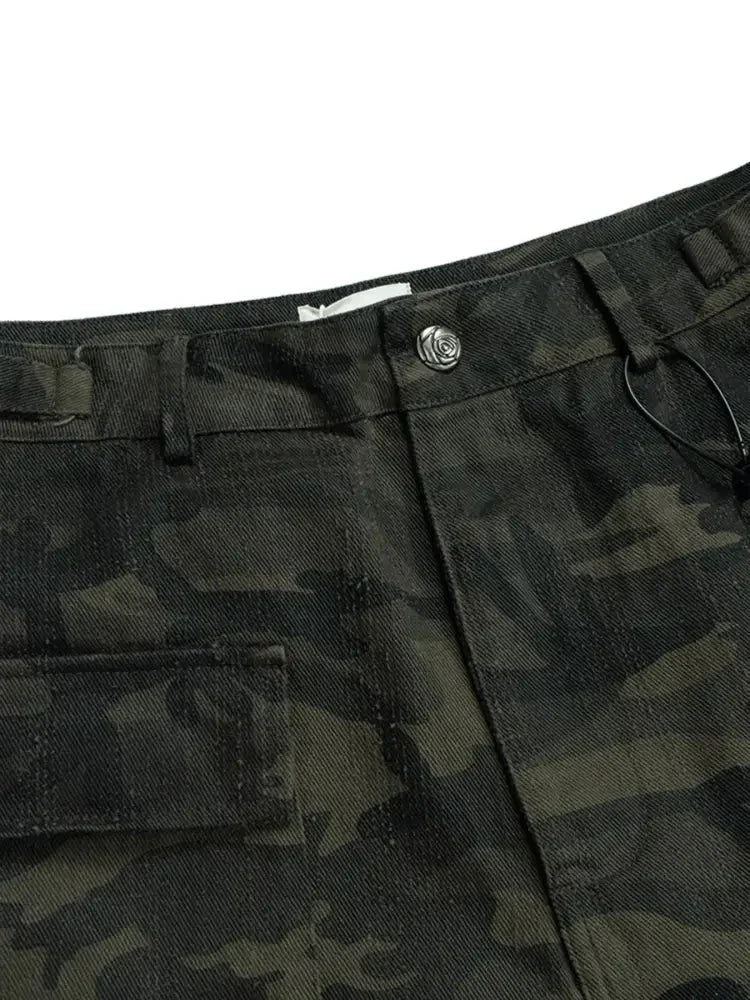 Men's Camouflage Cargo Denim Shorts - Update AvenueTrendsi100400940143253100400940143253Men's Camouflage Cargo Denim ShortsSnow Camouflage