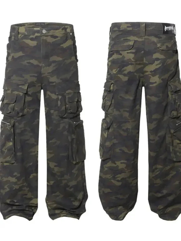 Men's Camouflage Cargo Jeans - Update AvenueTrendsi100400375133375100400375133375Men's Camouflage Cargo JeansNostalgic Blue