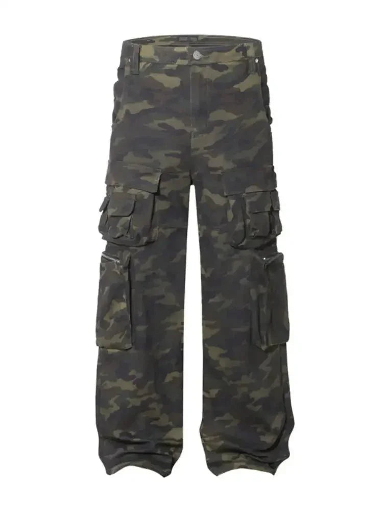 Men's Camouflage Cargo Jeans - Update AvenueTrendsi100400375133375100400375133375Men's Camouflage Cargo JeansNostalgic Blue