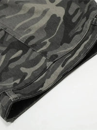 Men's Camouflage Cargo Wide Leg Jeans