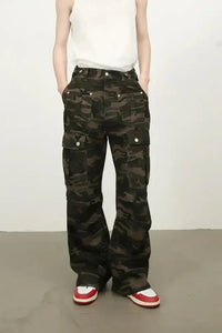 Men's Camouflage Jeans with Cargo Pockets - Update AvenueTrendsi100400333754695100400333754695Men's Camouflage Jeans with Cargo PocketsGreen Camouflage
