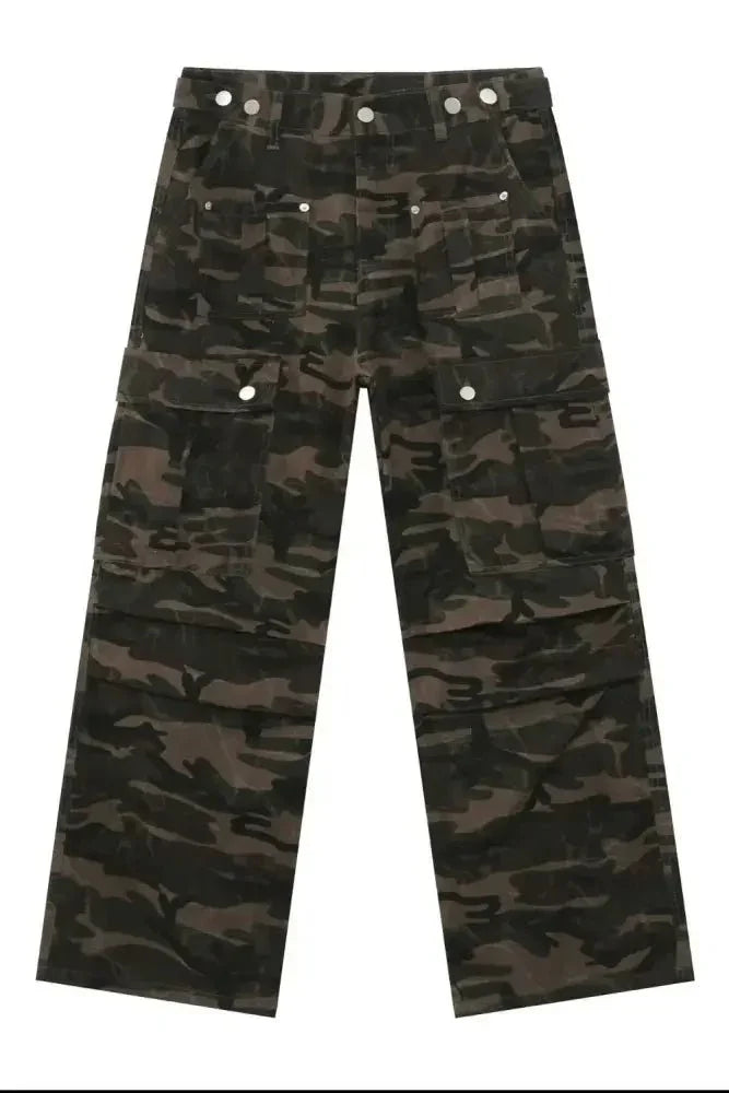 Men's Camouflage Jeans with Cargo Pockets - Update AvenueTrendsi100400333754695100400333754695Men's Camouflage Jeans with Cargo PocketsGreen Camouflage