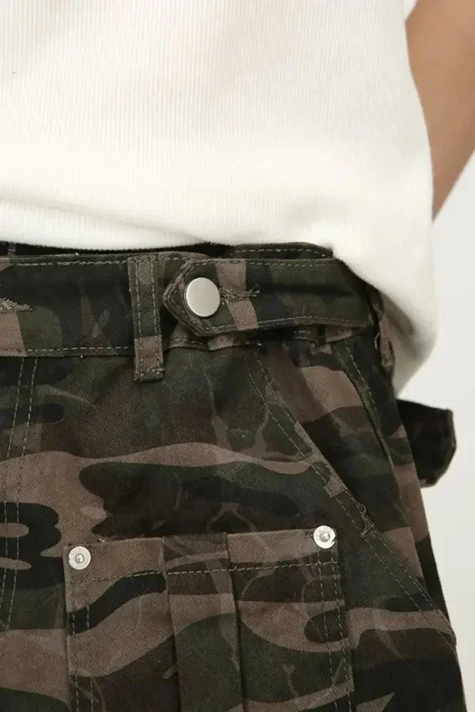 Men's Camouflage Jeans with Cargo Pockets - Update AvenueTrendsi100400333754695100400333754695Men's Camouflage Jeans with Cargo PocketsGreen Camouflage