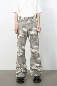 Men's Camouflage Jeans with Pockets