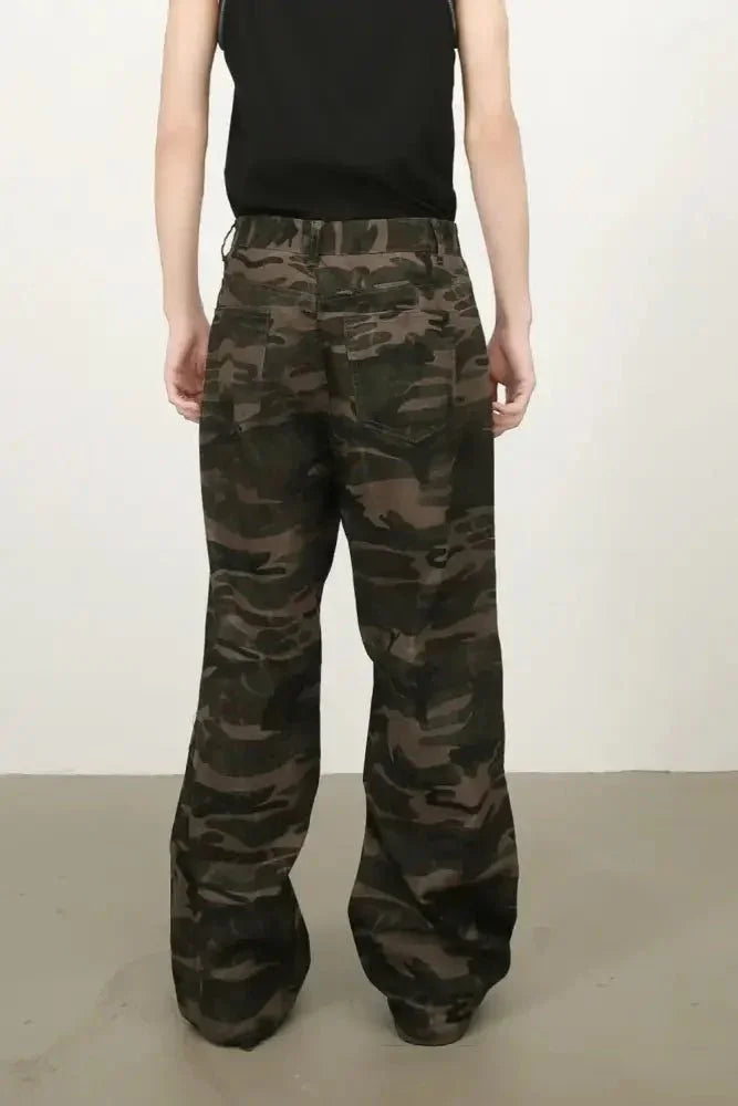 Men's Camouflage Jeans with Pockets - Update AvenueTrendsi100400302557289100400302557289Men's Camouflage Jeans with PocketsGreen Camouflage
