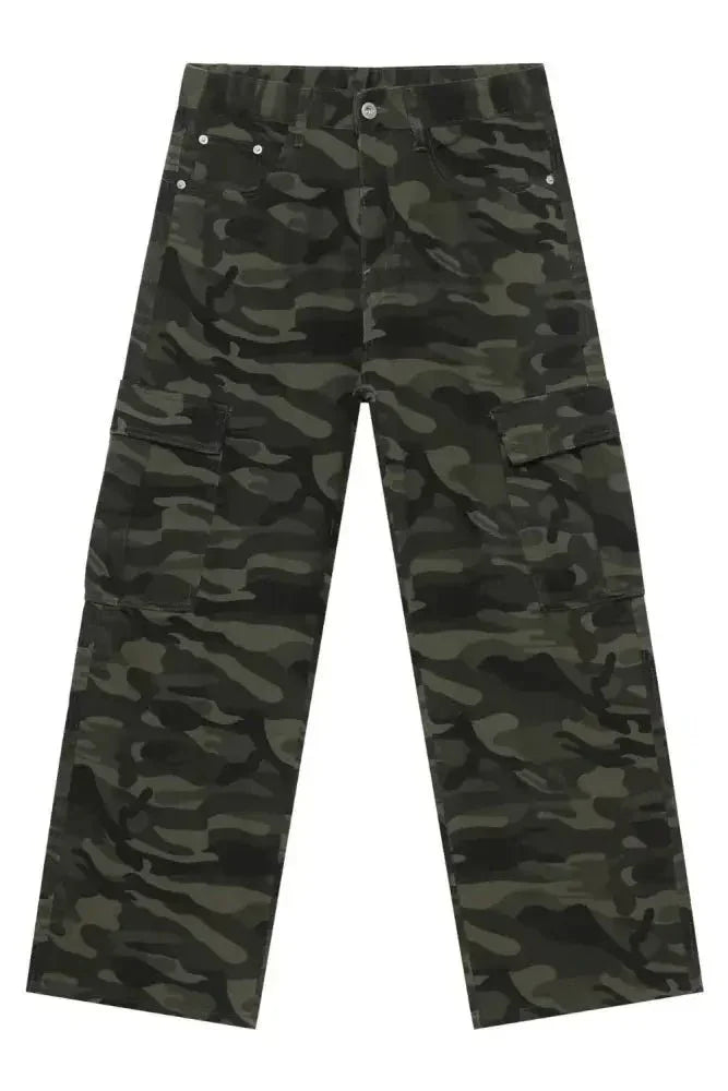 Men's Camouflage Jeans with Pockets - Update AvenueTrendsi100400307504249100400307504249Men's Camouflage Jeans with PocketsGray