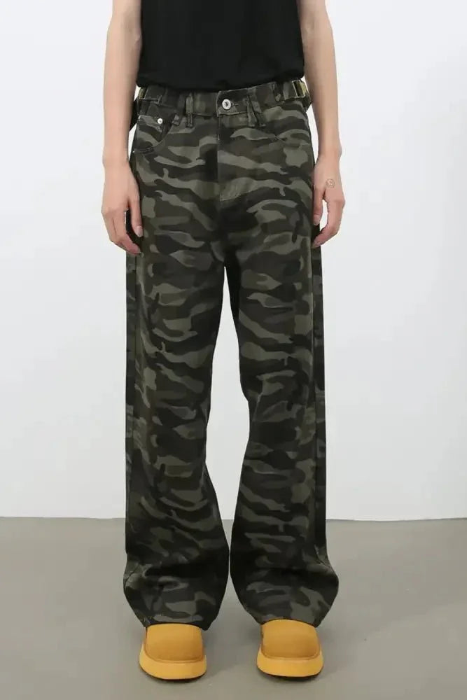 Men's Camouflage Jeans with Pockets - Update AvenueTrendsi100400775887056100400775887056Men's Camouflage Jeans with PocketsBlack