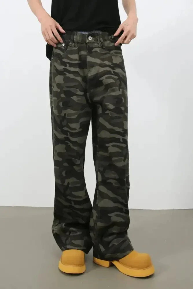 Men's Camouflage Jeans with Pockets - Update AvenueTrendsi100400775887056100400775887056Men's Camouflage Jeans with PocketsBlack