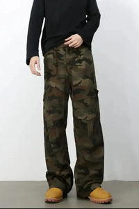 Men's Camouflage Loose Fit Jeans - Update AvenueTrendsi100400126911862100400126911862Men's Camouflage Loose Fit JeansGreen Camouflage