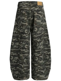 Men's Camouflage Wide Leg Cargo Jeans