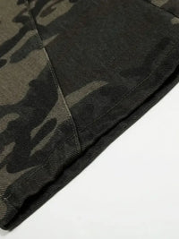 Men's Camouflage Wide Leg Cargo Jeans