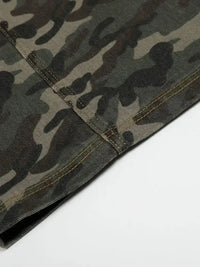 Men's Camouflage Wide Leg Cargo Jeans