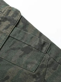 Men's Camouflage Wide Leg Cargo Jeans