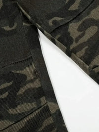 Men's Camouflage Wide Leg Cargo Jeans