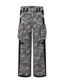 Men's Camouflage Wide Leg Cargo Jeans