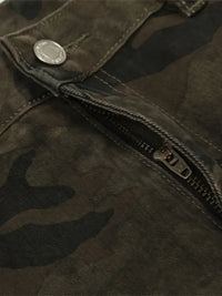 Men's Camouflage Wide Leg Jeans