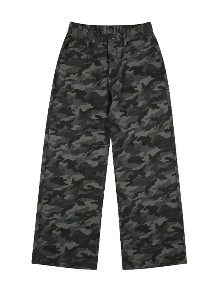 Men's Camouflage Wide Leg Pants