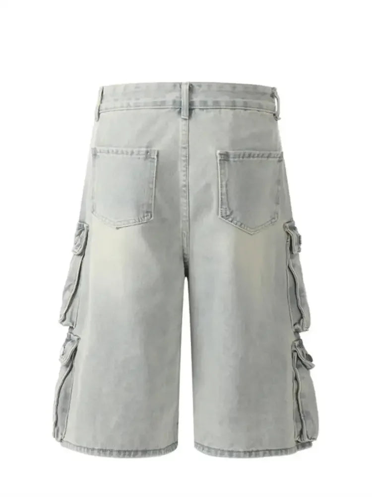 Men's Cargo Denim Shorts