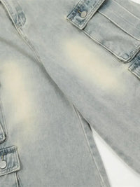 Men's Cargo Denim Shorts
